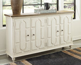 Orleans Furniture - Ashley Furniture - Roranville Accent Cabinet - Accent Cabinet / Antique White - A4000268